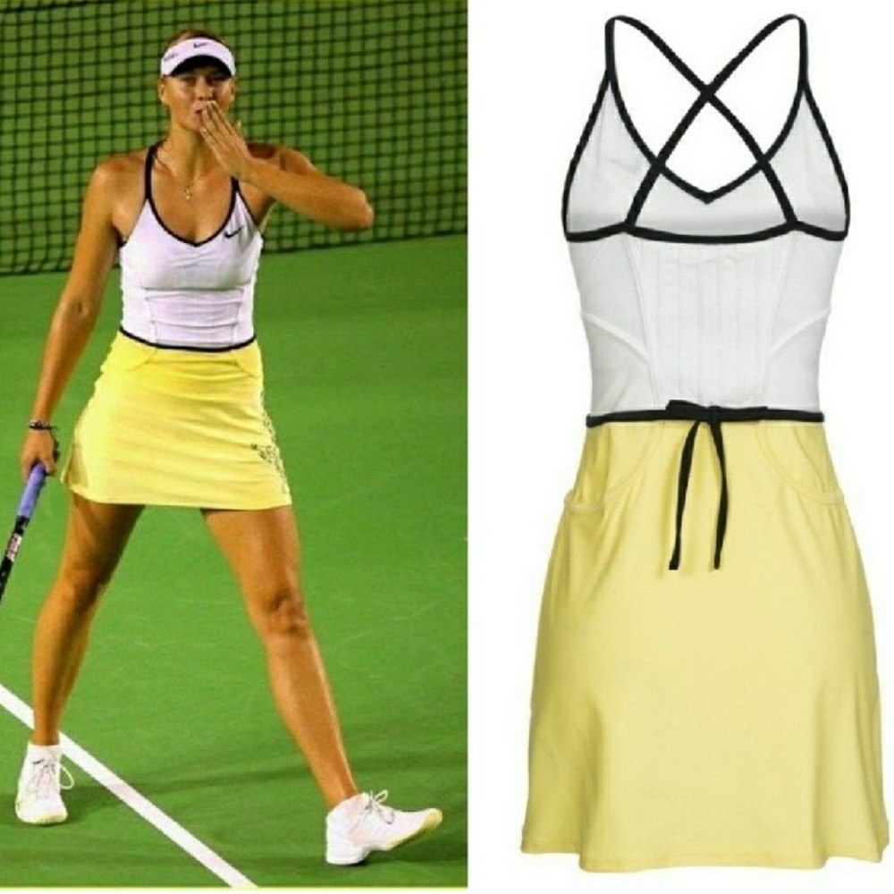 Nwt NIKE Sharapova Tennis Dress w/ Bra Skirt M